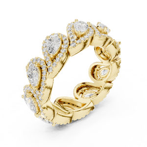 Bijou Bague en or 18 carats avec motif gravé - Product Image 6