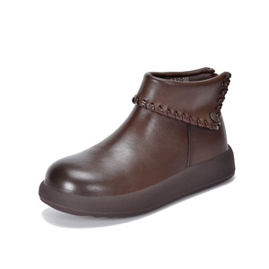 Bottes hautes décontractées pour femme style espadrille, couleur cognac, pour l'été et l'hiver, bottes cuissardes Rich Brandy - Product Image 4