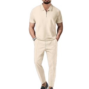 Nuevo Conjunto de Dos Piezas de Polo y Pantalón Casual de Verano para Hombre, Talla Grande, Estilo Urbano, Gran Venta 2026 - Product Image 2