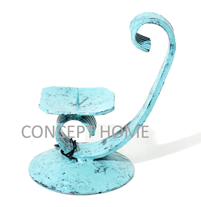 Accessoires de décoration d'intérieur Bougeoir en acier forgé Pot à bougie unique - Product Image 4