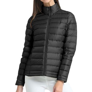 Chaqueta Acolchada Impermeable y Transpirable para Mujer 2026, con Capucha, Abrigada para Invierno, en Todos los Colores, Negra, de Poliéster - Product Image 1