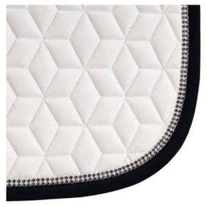 Premium English saddle pad offering quilted <b>cushioning</b> breathable lining durable construction and comfort for horse saddle pad - Product Image 2