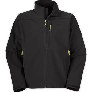 Veste de sport à capuche décontractée pour hommes, couleur unie avec logo personnalisé, collerVeste de plein air pour homme - Product Image 1