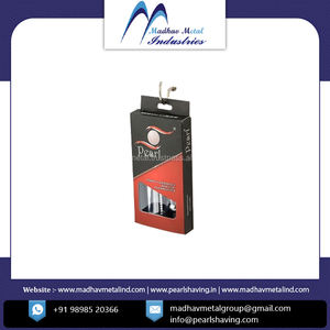 Maquinilla de afeitar de seguridad de acero inoxidable de último diseñador para hombres Maquinilla de afeitar de doble filo de seguridad clásica al mejor precio - Product Image 2