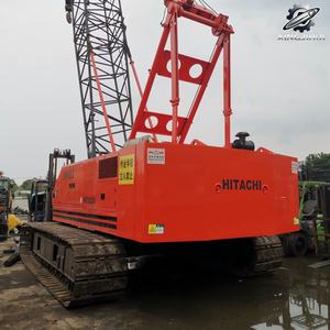 รถเครนไฮดรอลิกแบบตีนตะขาบ Hitachi KH180-3 มือสอง ขนาด 50 ตัน บูมแบบ Lattice ยาว 58 เมตร ของแท้จากญี่ปุ่น ชั่วโมงการทำงานต่ำ ได้รับการรับรองมาตรฐาน CE - Product Image 4