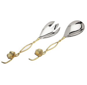 Cuchara para Servir Ensaladas Personalizable de Acero Inoxidable Moderno con Baño de Latón, Hecha con Materiales de Alta Calidad, Gran Venta - Product Image 2