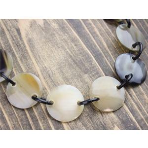 Collier pendentif en corne de buffle classique de haute qualité, corne naturelle et résine, pour les amoureux, vente chaude - Product Image 1