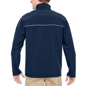 Veste coupe-vent pour homme, vente en gros, haute qualité, personnalisée, randonnée en plein air, décontractée, imperméable, col montant, logo frontal, hiver - Product Image 3