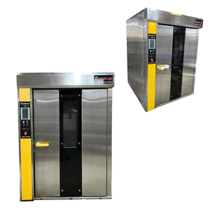 Easy to Operate Gas Bread <b>Oven</b> 32 Trays With Trolley 1400Kg Weight Rotary <b>Oven</b> <b>Baking</b> <b>Oven</b> Kien an Vietnam Factory - Product Image 1