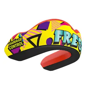 Logotipo personalizado Boquilla Gum Shield Protector bucal Boxeo Baloncesto Fútbol Mma Bjj Hockey Protector bucal Adultos