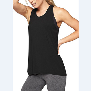 Débardeurs de sport personnalisés pour femmes, sans manches, coupe régulière, 100 % polyester tissé, séchage rapide - Product Image 6