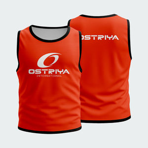 Bavoirs d'entraînement de football et de football de fournisseur d'usine direct 2025 nouveauté bavoirs d'entraînement de football de sport de jeunesse en tissu doux - Product Image 5