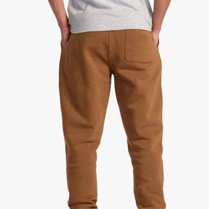 High Quality 100% Cotton Men's Casual <b>Jogger</b> Sweatpants Regular Fit Anti-Wrinkle Elastic Waist Workout Pants Custom Logo - Product Image 2