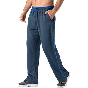 Pantalones de chándal deportivos para hombre con bordado de etiqueta de marca personalizada e impresión de logotipo para sesiones de entrenamiento atlético informal - Product Image 1