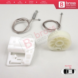 Kit de réparation de lève-vitre arrière droit BWR271 pour Megane MK2 2002-2008 4/5 portes 82000280068 - Product Image 4
