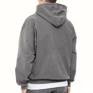 Hombres 100% algodón logotipo personalizado en blanco gota hombro sudaderas con capucha de gran tamaño pulóver peso pesado francés Terry Sudadera con capucha para hombres sudadera - Product Image 2