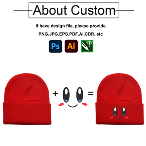 Mode vente en gros Logo personnalisé broderie couleur unie fibre acrylique chaud hiver Beanie tricot chapeau casquettes fabricant processus Impex - Product Image 2