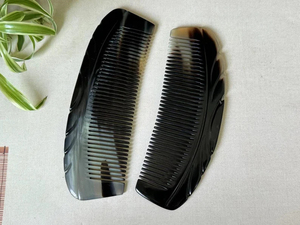 หวีทำจากเขาควายธรรมชาติ ทำด้วยมือ ปรับแต่งได้ ช่วยจัดแต่งทรงผมและดูแลเส้นผม สำหรับผู้ชายและผู้หญิง - Product Image 3