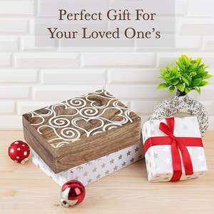 Handcrafted High Quality Customizable Wooden Jewelry <b>Box</b> with Lock and Key Luxury for Bridal <b>Collection</b> at Wholesale Price - Product Image 1