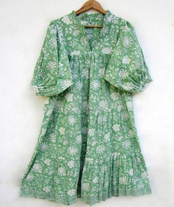 Kurtis de Verano para Mujer, Cómodas y Transpirables, con Manga Larga y Detalle de Botones, 100% Algodón, Estilo Elegante - Product Image 2