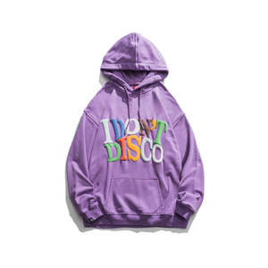 Último diseño Puff Print Hoodie mujeres Zip Up manga larga suelta con capucha abrigo Unisex Casual Hoodies sudadera Puff impresión cremallera - Product Image 1