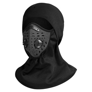 Masque facial thermique coupe-vent imperméable en coton respirant à 100% pour le ski, le cyclisme, les sports de plein air, protection intégrale du visage - Product Image 1