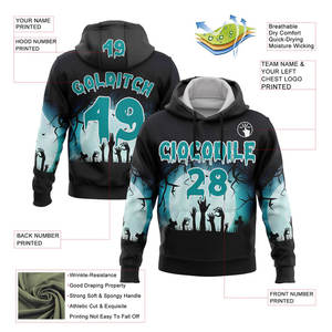 Venta Caliente al por Mayor, Novedades de Invierno, Sudaderas Personalizadas con Sublimación para Parejas, Impresión 3D, Algodón/Bambú Sólido, Impermeable, Moda Masculina - Product Image 2