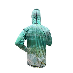 เสื้อฮู้ดตกปลาดีไซน์ดีที่สุดคุณภาพระดับพรีเมียม โลโก้ของคุณเอง เสื้อฮู้ดตกปลาแขนยาวสําหรับขาย - Product Image 4