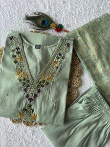 Conjunto de Salwar Kameez Reversible Moderno de KR FASHION para Mujer, Ropa de Fiesta - Product Image 6