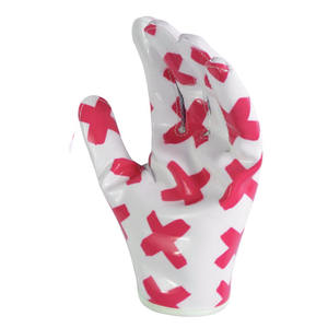 2024 nouveauté conception personnalisée Cabretta cuir Football récepteur gants pour hommes poignée gants de sport - Product Image 4