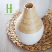 Vase de sol en MDF de haute qualité, fait main, vert, emballage personnalisé, design moderne, style méditerranéen, intérieur/extérieur, maison