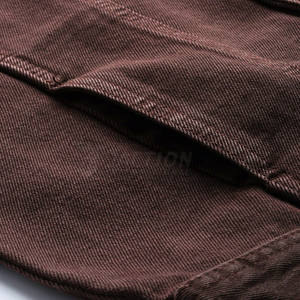 2025 Men's Casual Winter Jacket New Fashion Solid Color Comfortable Streetwear <b>Jeans</b> Custom Size - Product Image 6