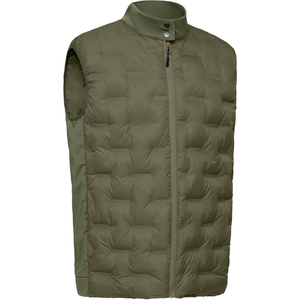 Design haut de gamme hommes hiver chaud sans manches toile coupe-vent col montant veste grandes tailles décontracté haute rue Style vêtements d'extérieur - Product Image 3