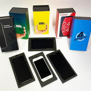 Emballage pliable de téléphones portables de boîte-cadeau de carton avec l'impression élégante de mode de logo d'OEM personnalisent - Product Image 3