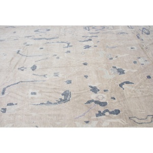 Alfombra, 9.1x12.4 pies, Alfombra Vintage, Alfombra Oriental Gris de Lana - Product Image 4