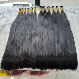 วิกต่อผมมนุษย์ผมตรงสีดำตรงจากธรรมชาติ - Product Image 5