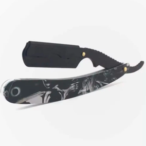 Collar de maquinilla de afeitar de acero inoxidable, collar de cadena de acero de alta calidad para mujeres y hombres, regalo, colgante de peluquero, maquinilla de afeitar recta - Product Image 1