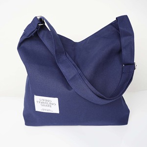Bolsas de Mano de Lona Gruesa con Logotipo Personalizado Simple al por Mayor, Bolsas de Compras Reutilizables de Gran Capacidad con Bolsillo - Product Image 4