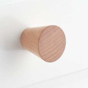 Perilla de Madera Cónica para Mueble, Perilla de Puerta, Color, Forma y Tamaño Personalizados, Hecho en India - Product Image 1