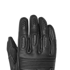 Gants de moto en cuir unisexes pour usage quotidien en hiver, à doigts entiers, compatibles avec les écrans tactiles, imperméables, respirants et légers - Product Image 4