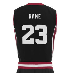 Ensemble d'uniformes de basketball à vente chaude du meilleur fournisseur en gros, 100% polyester, antibactérien, à séchage rapide - Product Image 6