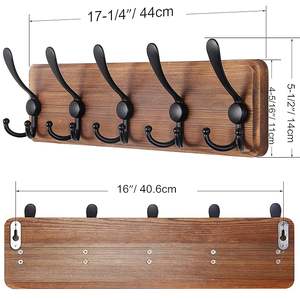 Cintre en bois robuste pour vestes, blazers et manteaux, cintre en bois élégant pour un rangement minimaliste à domicile à bas prix - Product Image 1