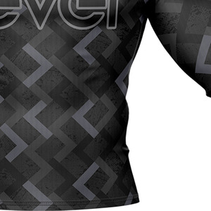 Offre Spéciale NIVEAU SPORTS MMA Rush Guard Custom Made Rash Guard Logo personnalisé UPF50 + Respirant Quick Dry Eco-Friendly Full Sleeve - Product Image 4