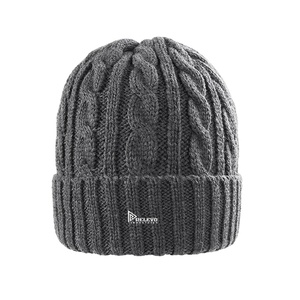 หมวกบีนนี่ไหมพรมอะคริลิกกันหนาวสำหรับผู้ชายและผู้หญิง สวมใส่กลางแจ้งได้ทุกสี  รับสั่งทำโลโก้  โรงงานผลิตโดยตรง - Product Image 2
