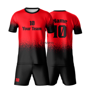 2023 maillot de football personnalisé en gros quantité minimale de commande bas à manches courtes uniforme de sport vêtements de football de haute qualité - Product Image 4