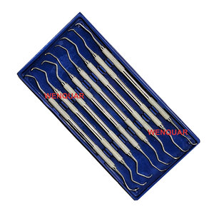 Curette parodontale Gracey 11/12 à double extrémité, kit dentaire en acier inoxydable de qualité supérieure, instrument fabriqué par Wenquar - Product Image 3