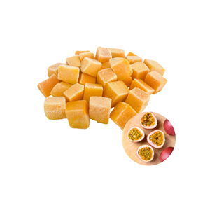 Usine du Vietnam Meilleure vente Prix abordable Cube de fruits de la passion surgelés sans graines Approvisionnement en vrac - Product Image 1