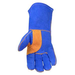 Gants de soudage en cuir de protection contre la chaleur, résistance à la chaleur, gants de sécurité personnalisés non rigides, imperméables, antidérapants, durables - Product Image 3