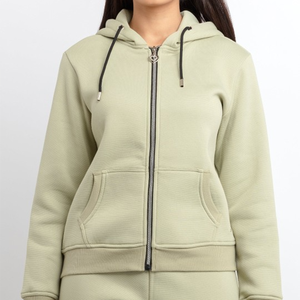 Conjunto de Chándal Unisex Personalizado OEM 100% Algodón con Cremallera, Pantalones de Chándal y Sudadera con Capucha, Venta al por Mayor, Ecológico, Tallas Grandes, Invierno - Product Image 5