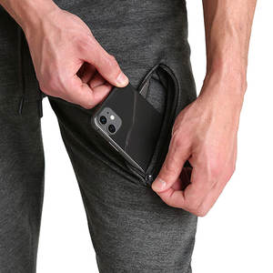 Jogger Sweatpants 100% Cotton Sweatpants Joggers For Men's Pants Washed Breathable And Comfortable Fit Running Workout - Product Image 4